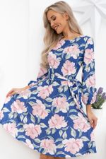 Платье Изабелла (сине-розовое) П13790-45М LT Collection
