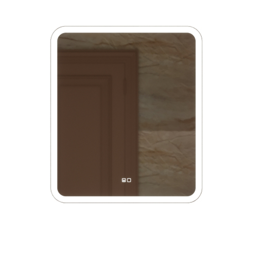 Зеркало MIXLINE "Стив-2" 600*700 (ШВ) сенсорный выключатель, светодиодная подсветка + подогрев