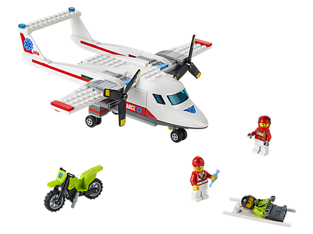 LEGO City: Самолет скорой помощи 60116 — Ambulance Plane — Лего Сити Город