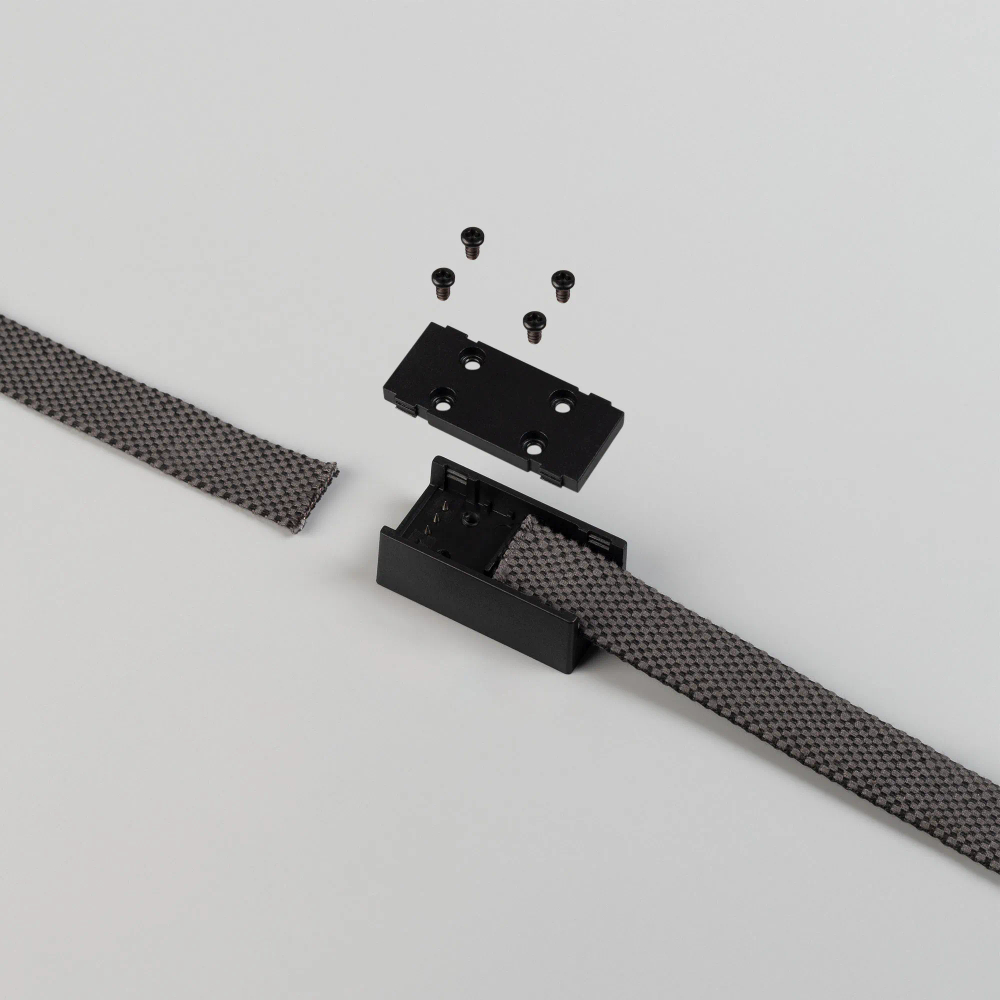 Коннектор ремня с питанием ART-INBELT-CON-POWER (BK, 48V) (Arlight, -) 052160