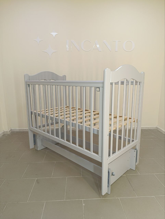 Кроватка Incanto SOFI NEW м/универсальный а/стенка, цвет серый