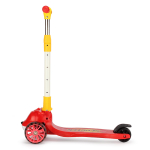 Самокат 3-колесный 56*28*83см，с музык.светом，складной，перед.колеса PU，зад.колесо PVC, 702