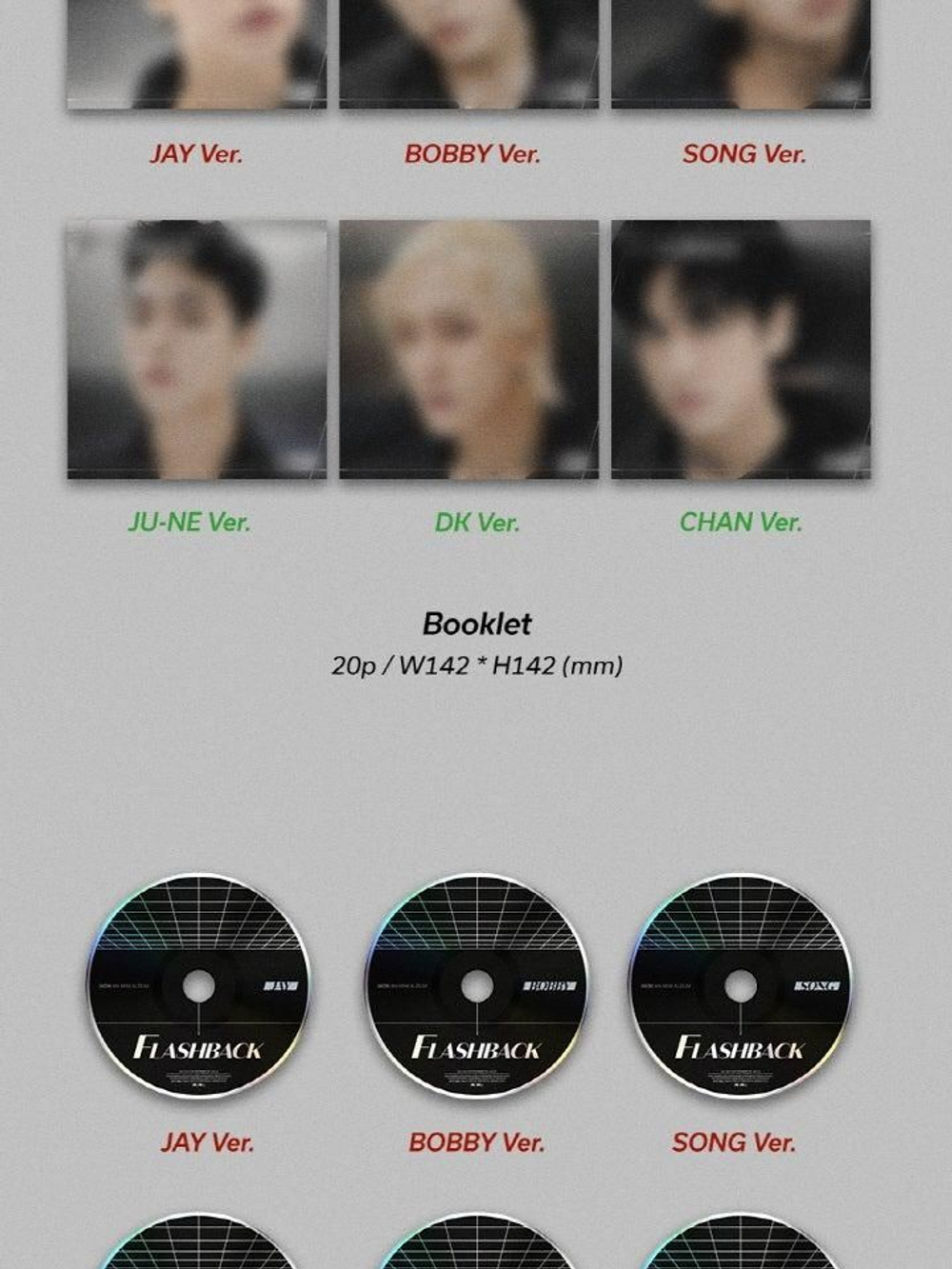 Альбом iKON - FLASHBACK 4th Mini Album DIGIPACK RANDOM Version