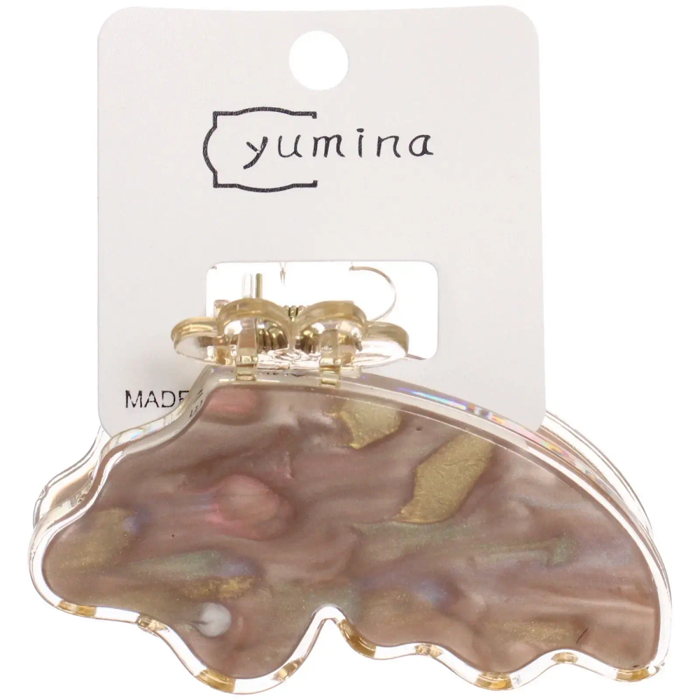 Заколка - краб для волос «AKS-EMPIRE», бабочка, микс 6 цветов, 8*5см