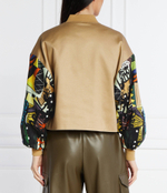 Куртка бомбер desigual. x monsieur christian lacroix Desigual - светло-коричневый(24SWEW27)