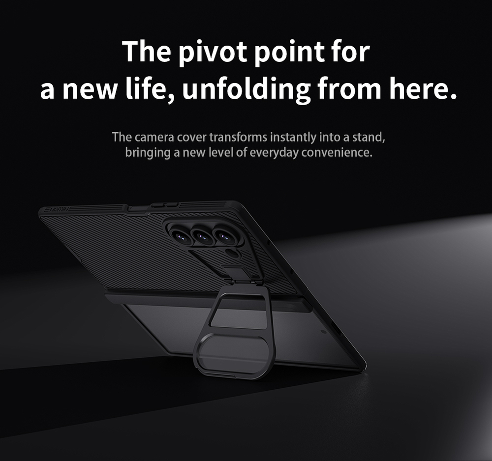 Чехол с MagSafe на смартфон Samsung Galaxy Fold 7, серия CamShield Prop Magnetic от Nillkin (версия с прозрачной крышкой объектива)