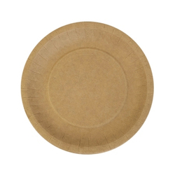 Тарелка картон. 230мм ECO PLATE КРАФТ /100шт