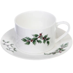 Чайная пара керамическая «Ёлочка» (кружка 250мл+блюдце)