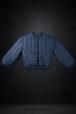 Hoodiember navy blue / striped
