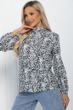 Блуза Ален (черно-белая) Б11391 LT Collection