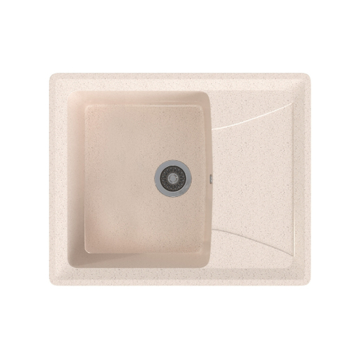 Мойка ML-GMS03 СТАНДАРТ с крылом, бежевый (328), 605*495*190мм