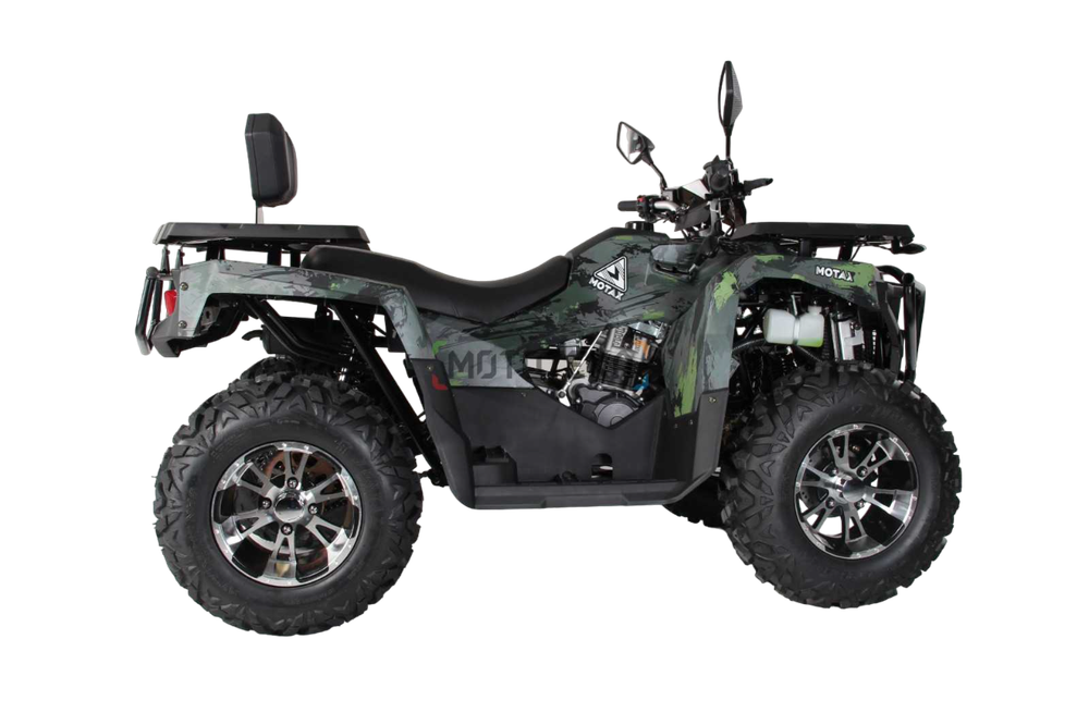 Квадроцикл Motax GRIZLIK 300 черно-зеленый камуфляж
