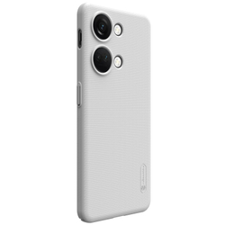 Тонкий жесткий чехол белого цвета от Nillkin для OnePlus Ace 2V и Nord 3 5G, серия Super Frosted Shield