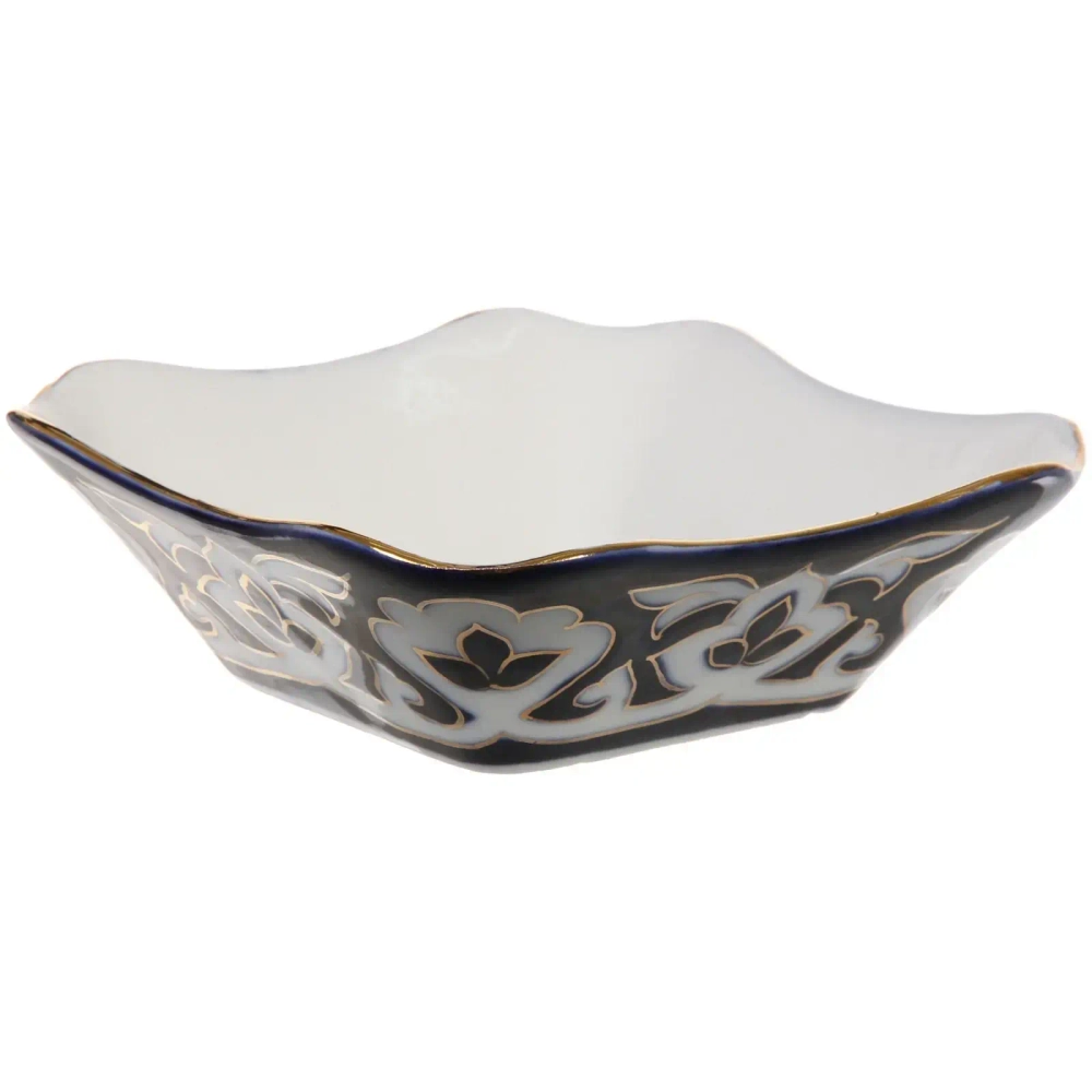 Салатница большая «Пахта» с позолотой