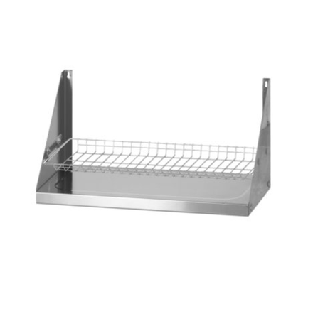 Полка для сушки посуды ПСПн - 900*300*300, Norma Inox, нерж, сетка стаканы