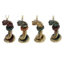 GAEM Фигурка декоративная подвесная "Змея", L3,5 W4 H7,5 см, 4в.