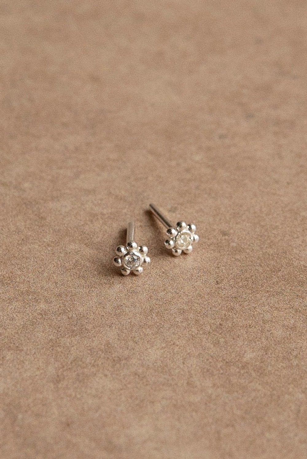 Серьги Цветы, маленькие