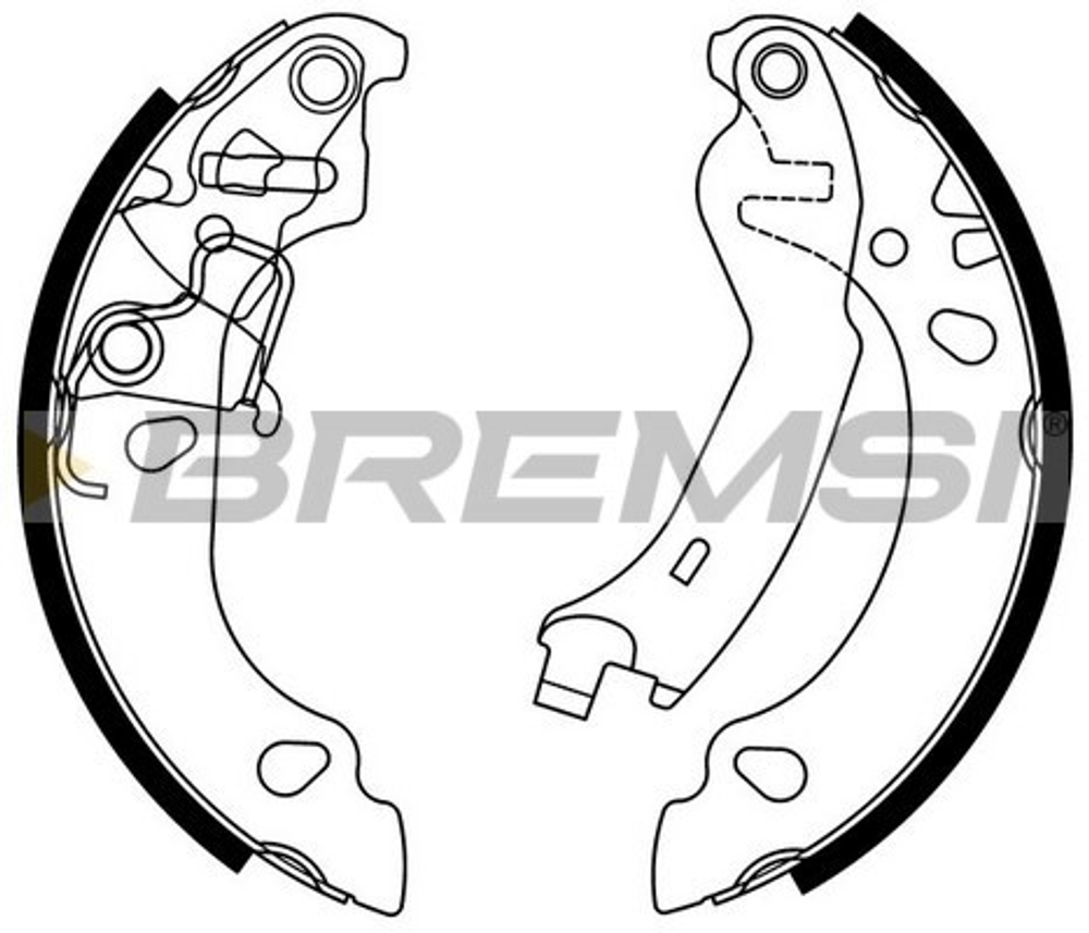 BREMSI - GF0151-BMS - Brake Shoe Set