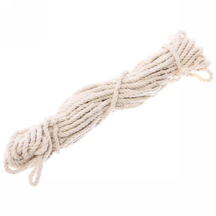 Веревка хлопчатобумажная RUNIS плетеная 10м (4мм)