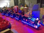 Безрельсовая железная дорога аттракцион для парка