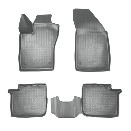 Ковры в салон Norplast/Unidec для Fiat Tipo в кузове SD (2015-), Серый, арт.NPA11-C21-865-G