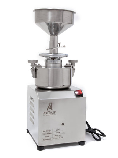 Электрическая жерновая мукомолка AKITAJP 6SM-150 мельница для урбеча из орехов и семян, арахисовой пасты, кофе, помола муки из зерна