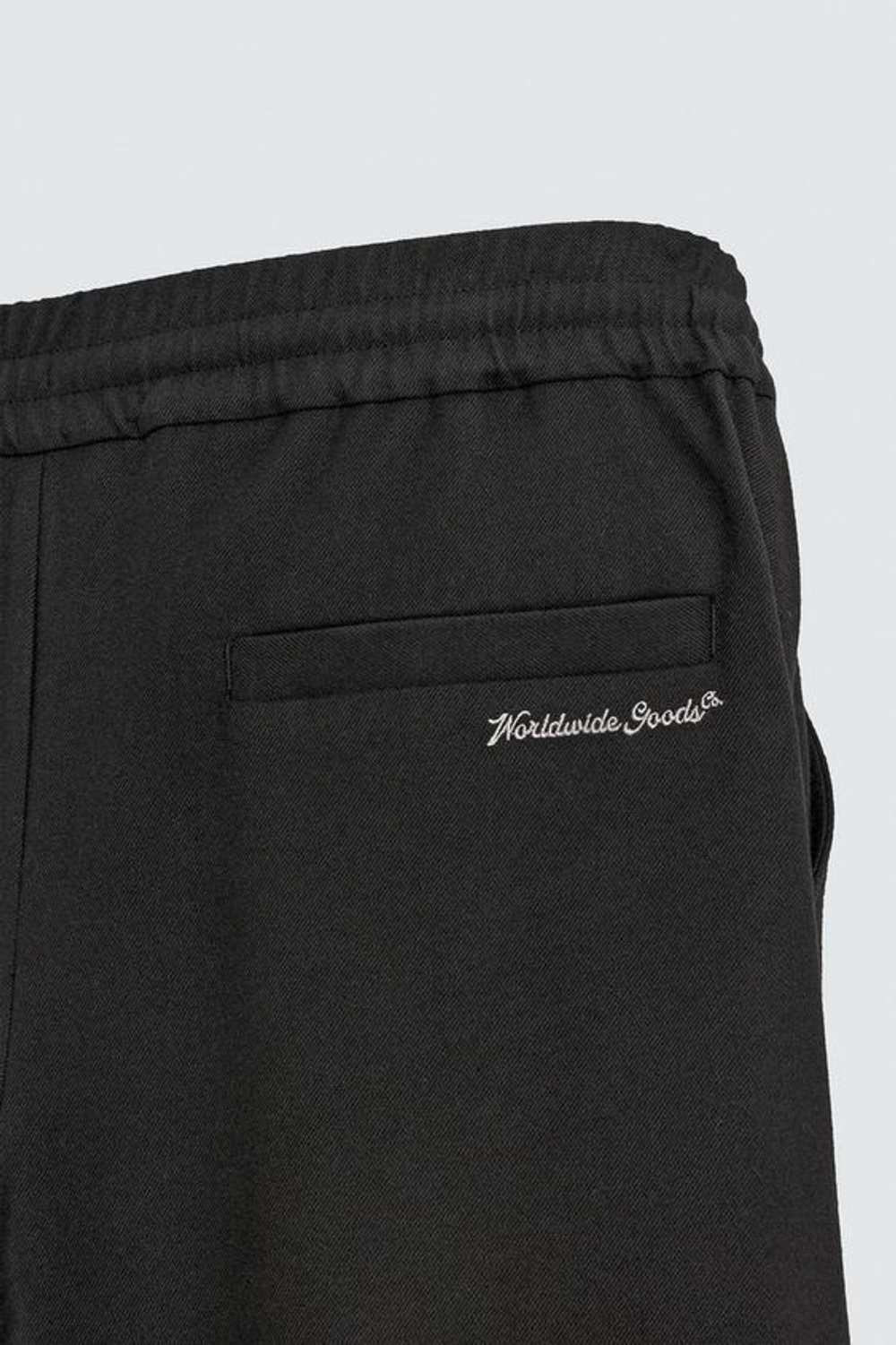 ZARA БРЮКИ RELAXED FIT ИЗ РЕЛЬЕФНОЙ ТКАНИ, ЧЕРНЫЙ