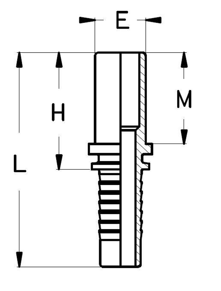 Фитинг DN 08 BEL (Ш) 12