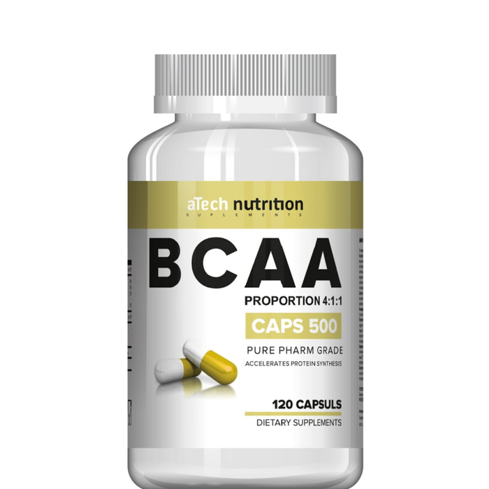 Аминокислотный комплекс, BCAA 4:1:1, aTech nutrition, 120 капсул