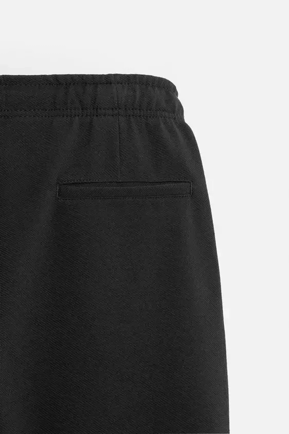 ZARA БРЮКИ-ДЖОГГЕРЫ КОМФОРТНОЙ ПОСАДКИ, ЧЕРНЫЙ