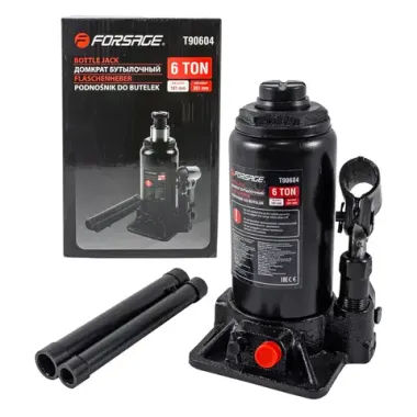 Домкрат бутылочный 6т с клапаном (h min-181мм, h max-351мм) Forsage F-T90604(DS)
