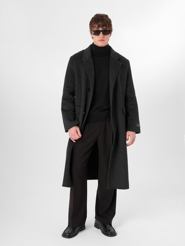 Графитовое шерстяное пальто HEATHEN