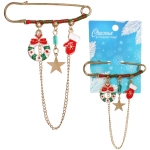 Брошь - булавка новогодняя «Best Podarok - Символы чудес «, 7*7см