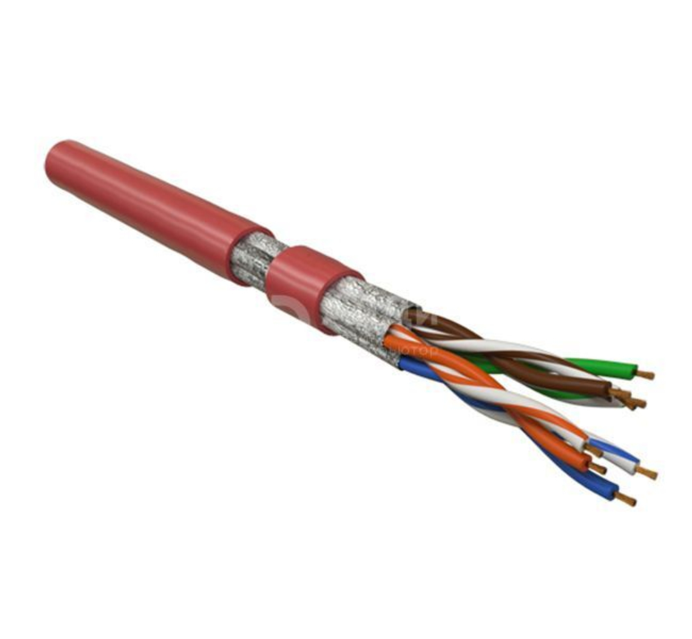 Кабель витая пара Hyperline UFTP4-C6-P26-IN-LSZH-RD-500