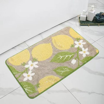 Коврик на пол для ванной и туалета противоскользящий 50х80, ковер для спальни и дома