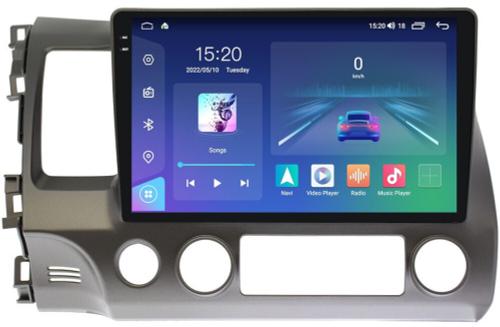 Магнитола для Honda Civic 8 4d 2005-2012 седан - Parafar PF044RN2K на Android 13, Быстрая, QLED+2K, CarPlay, 4G SIM-слот
