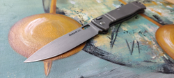 Складной нож Shokuroff knives M2104-115 мм N690 база/овал (шок лок)