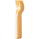 Набор вилок 6шт бледно-желтый