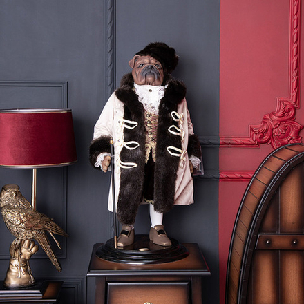 Кукла коллекционная Бульдог Граф Потемкин