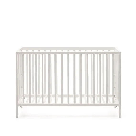 Shantal Детская кроватка из массива бука с белой отделкой 60 x 120 см