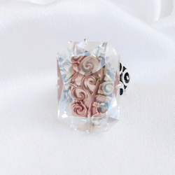 "Тенденция" кольцо в серебряном покрытии из коллекции "Подиум" от Jenavi