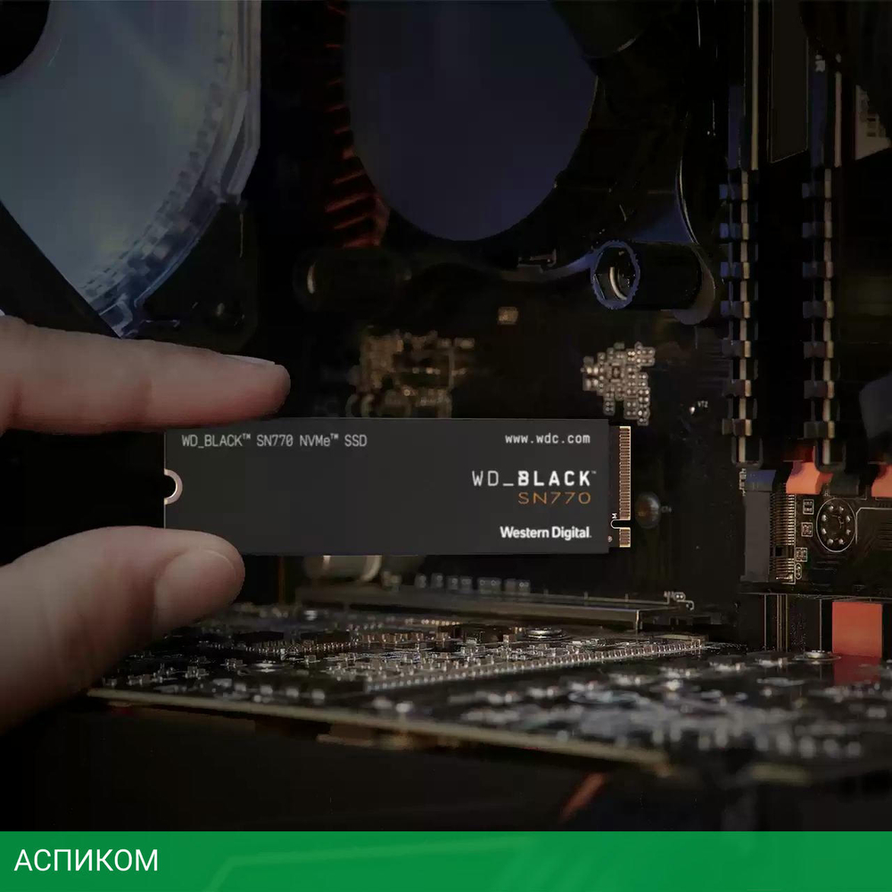 SSD диск WD Black SN770 NVMe 500GB (WDS500G3X0E)