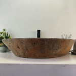 Раковина из речного камня RS-63526 (77*50*15) 0125