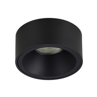 Светильник встраиваемый MUNICH под лампу GU10,  цвет черный,  D88xH57, 6мм,  IP20