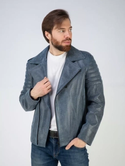 Кожаная куртка демисезонная косуха