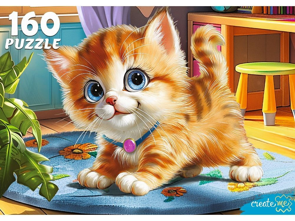 Пазлы 160 элементов 250*180см "Милый котенок"