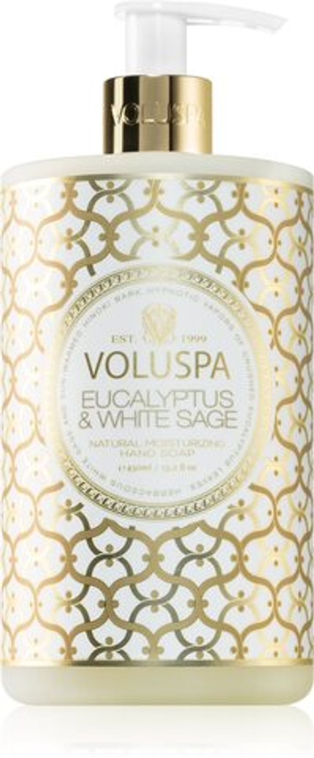 VOLUSPA Maison Blanc Eucalyptus & White Sage - жидкое мыло для рук /   450  ml  / GTIN 806644081678