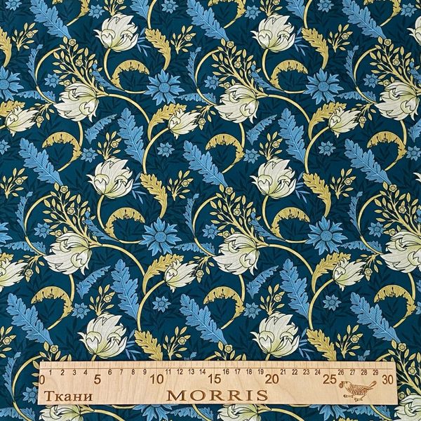 отрез 65 см, MORRIS GARDEN #2, 100% хлопок Handmade Fabrics 4