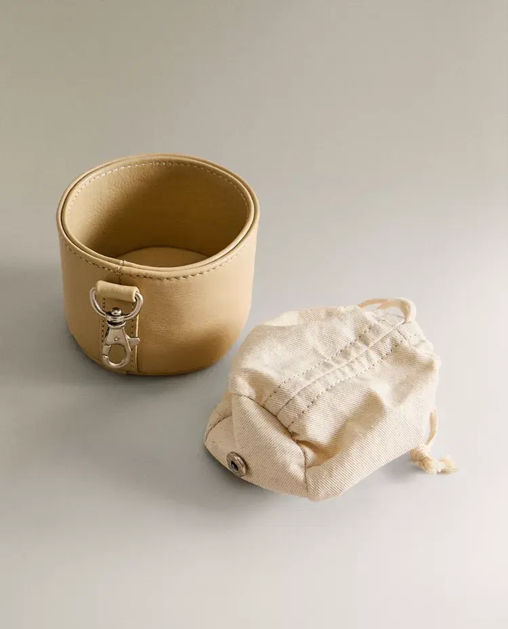 ZARA HOME СУМОЧКА ДЛЯ ЛАКОМСТВ ДОМАШНИХ ЖИВОТНЫХ, БЕЖЕВЫЙ