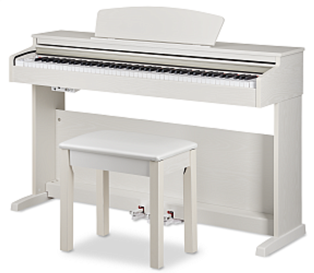 Becker BDP-82W цифровое пианино, полифония 64 голоса, цвет белый, клавиатура 88 клавиш с молоточками, габариты: 1380 (Д) x 420 (Ш) x 840 (В) мм. Вес 50,5 кг. Банкетка+наушники в комплекте.